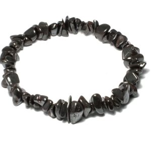 Armband Hematiet Chips