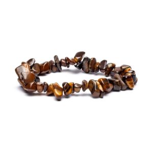 Armband Tijgeroog Chips 0.7 cm.