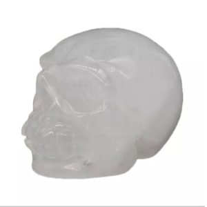 Skull Bergkristal 4 cm.