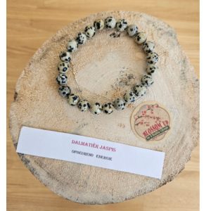 Armband Dalmatiër Jaspis 8 mm