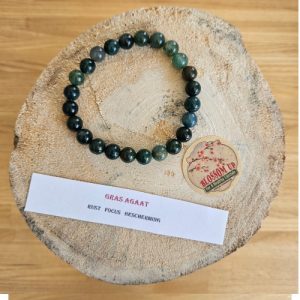 Armband Gras Agaat 8 mm