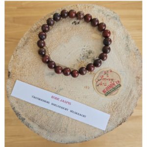 Armband Rode Jaspis 8 mm