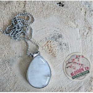 Cabochon Ketting Bergkristal