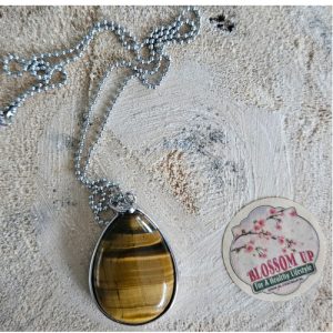 Cabochon Ketting Tijgeroog