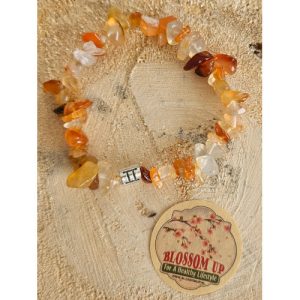 Split Armband Carneool-Tweeling