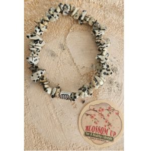 Split Armband Dalmatiër Jaspis-Maagd