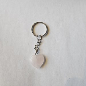 Sleutelhanger Rozenkwarts - Man made